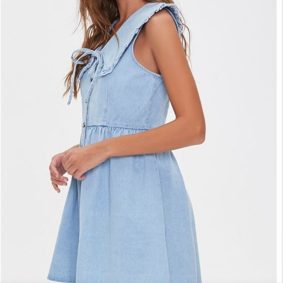 FOREVER 21 Denim Mini Dress - Picture 2 of 12